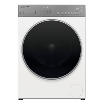 WH8060J5 Fisher and Paykel 8 KG Series 5 Contemporary Front Loader Washer - White